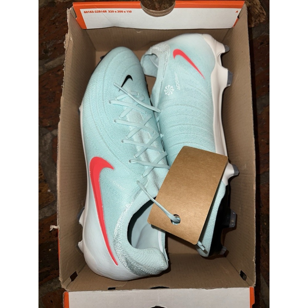 Nike Phantom GX II Pro FG Mint Soccer Cleats Men's Sz 12 Women's 13.5 New Rare